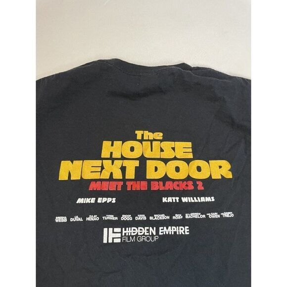 The House Next Door Meet The Blacks 2 Movie Promo Graphic T-shirt Men Large - Picture 4 of 6